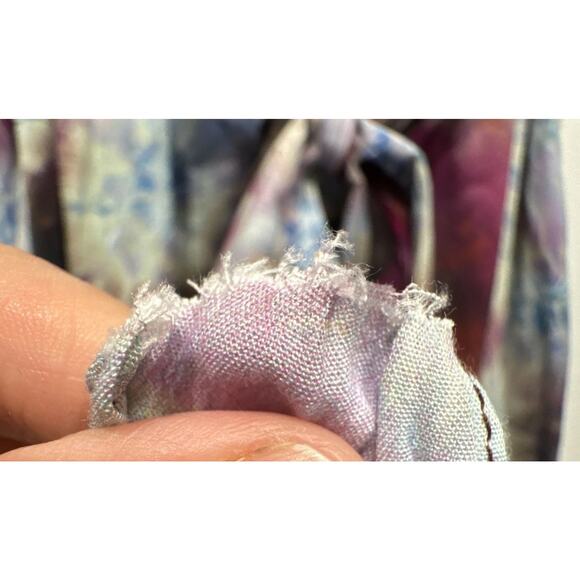 The Odells Tie Dye Monroe Tie Faux Wrap Dress Size Medium Anthropologie READ - Picture 10 of 10